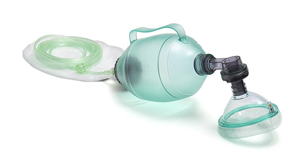 BVM Bag Valve Mask Resuscitation Kit, Child size, with Small Mask, Eac